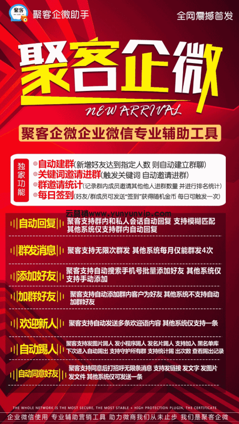 聚客企微助手卡密购买指南：安全合规的企业微信管理方案
