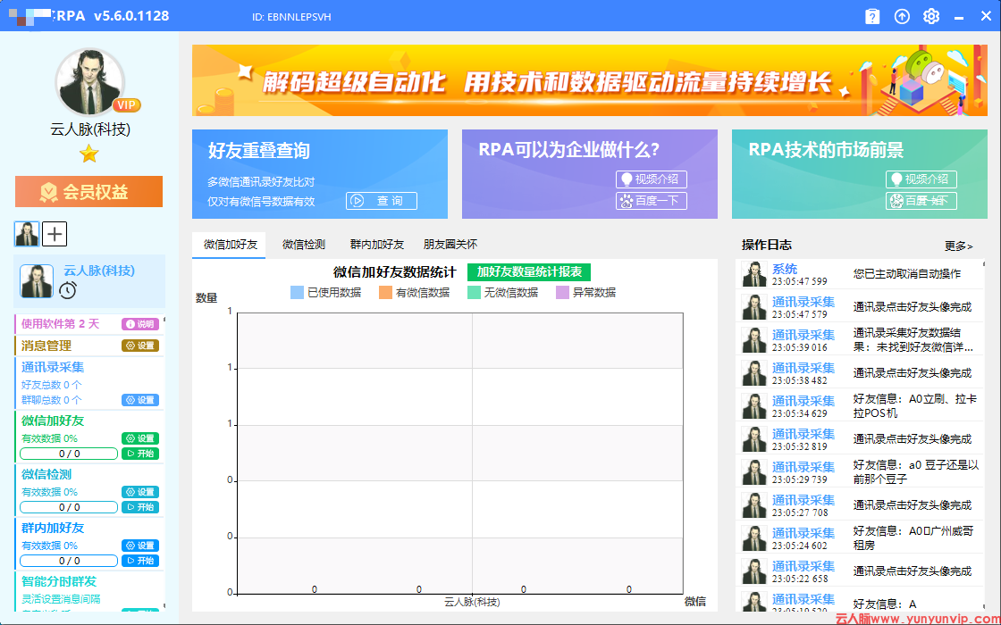 微信 RPA 机器人｜小小硕微信群发自动